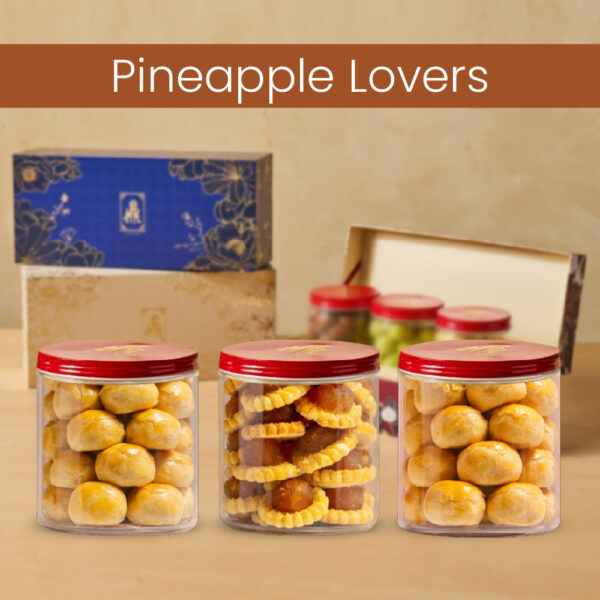 Pineapple Lovers Dynasty Bloom Gift Box – Champagne Gold (Fixed Set) 香槟金色礼盒